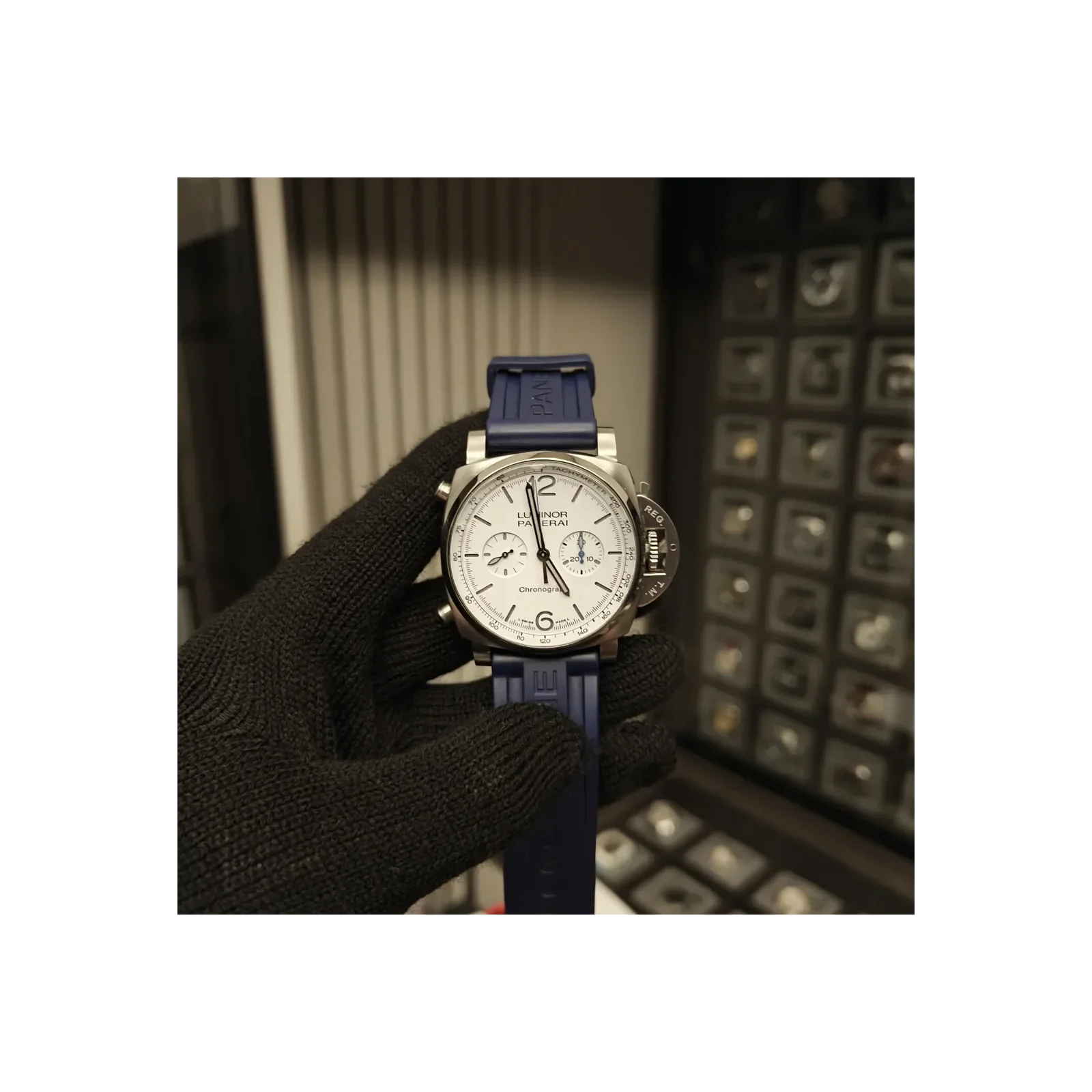 Thumb Luminor 1950 Chrono 44 Stainless Steel / White