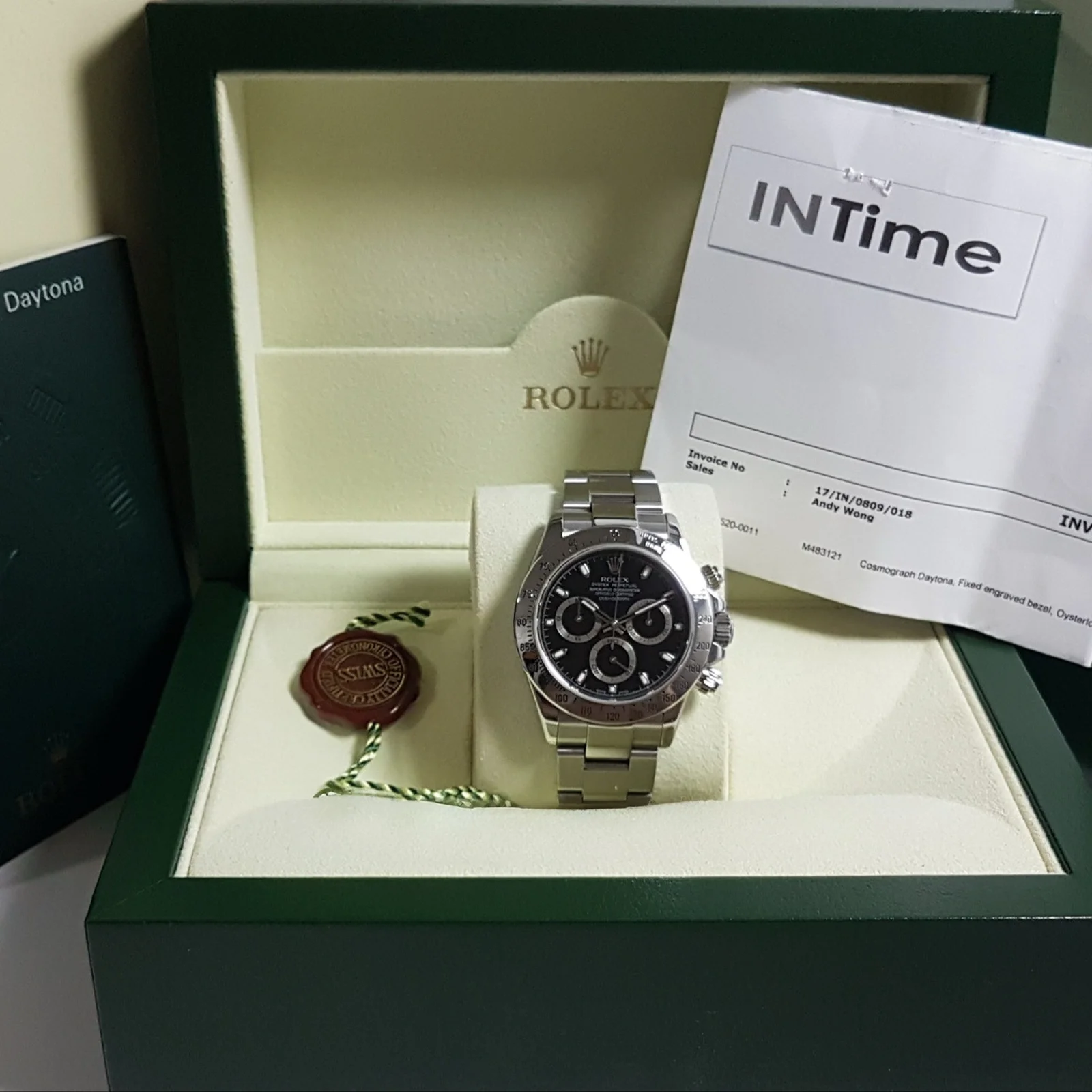 Thumb Cosmograph Daytona Steel / Black