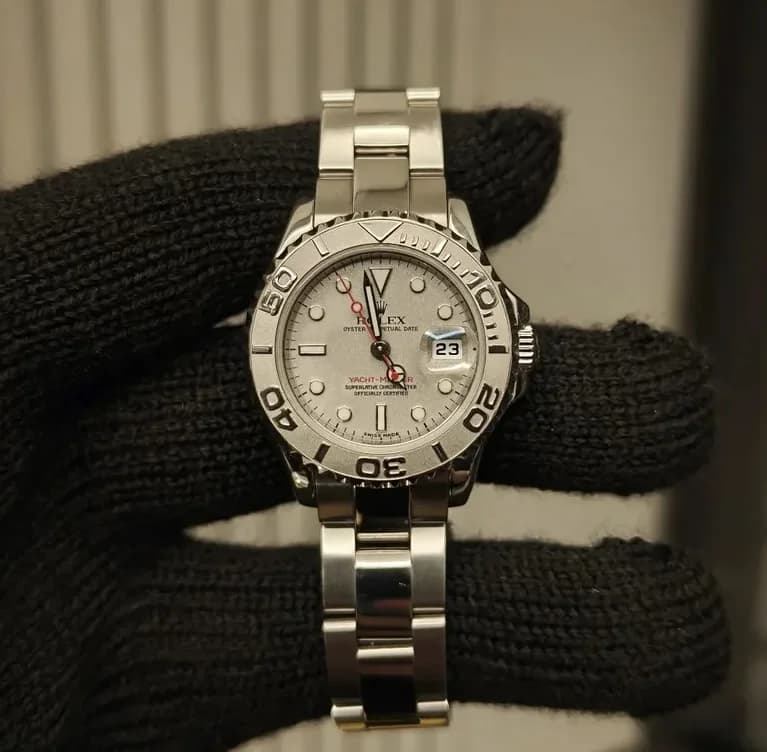 Thumb Yacht-Master 29 Platinum Silver