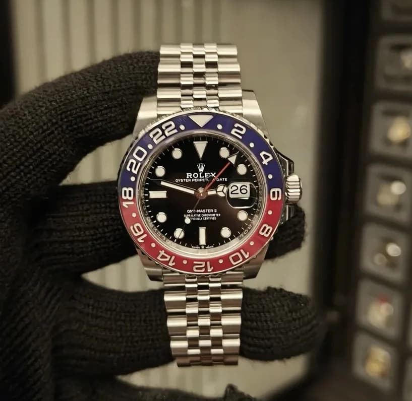 Thumb GMT-Master II Stainless Steel / BLRO / Jubilee