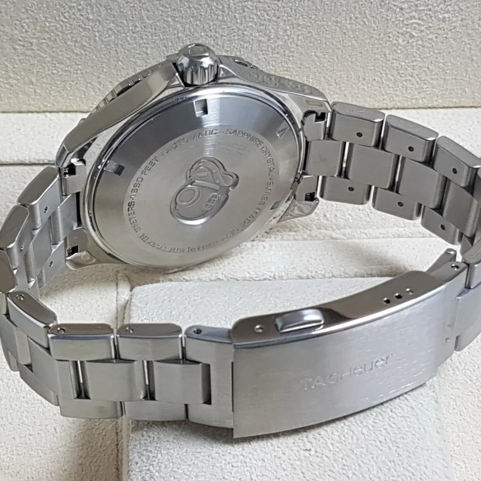 Thumb Aquaracer 500M Calibre 5 41 Stainless Steel / Blue / Bracelet