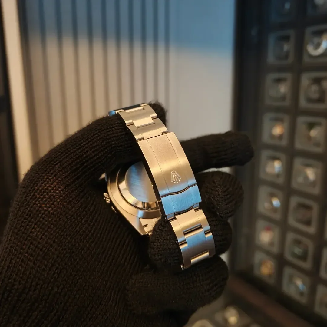 Thumb Oyster Perpetual 41 Stainless Steel / Green