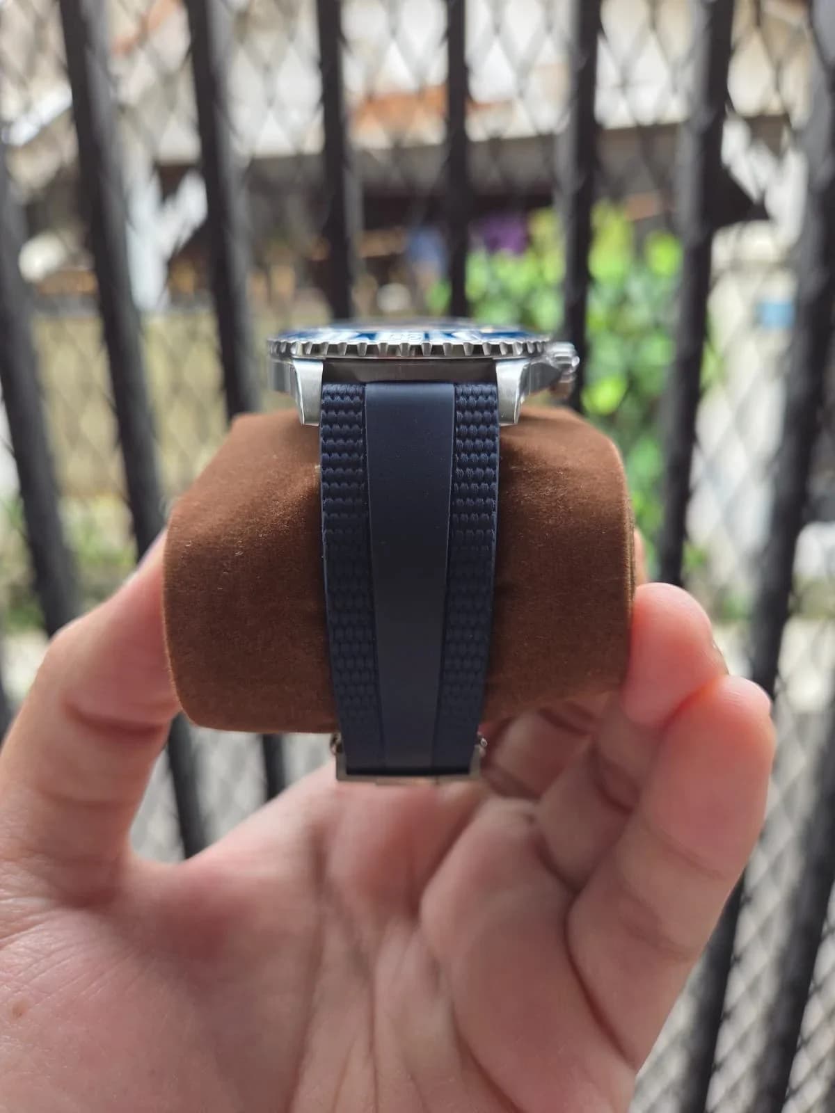 Thumb SuperOcean Automatic 42 Stainless Steel / Blue / Rubber