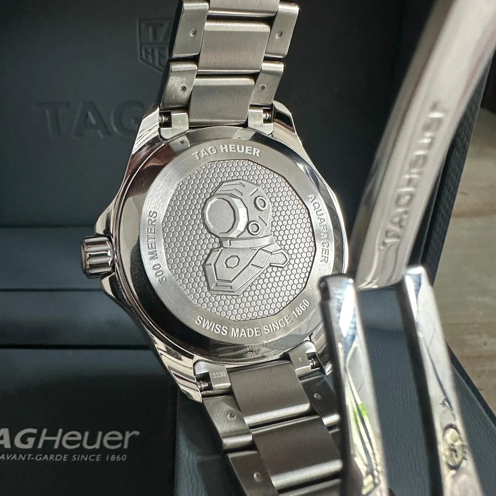 Thumb Aquaracer Professional 300 Date 42 Stainless Steel / Green