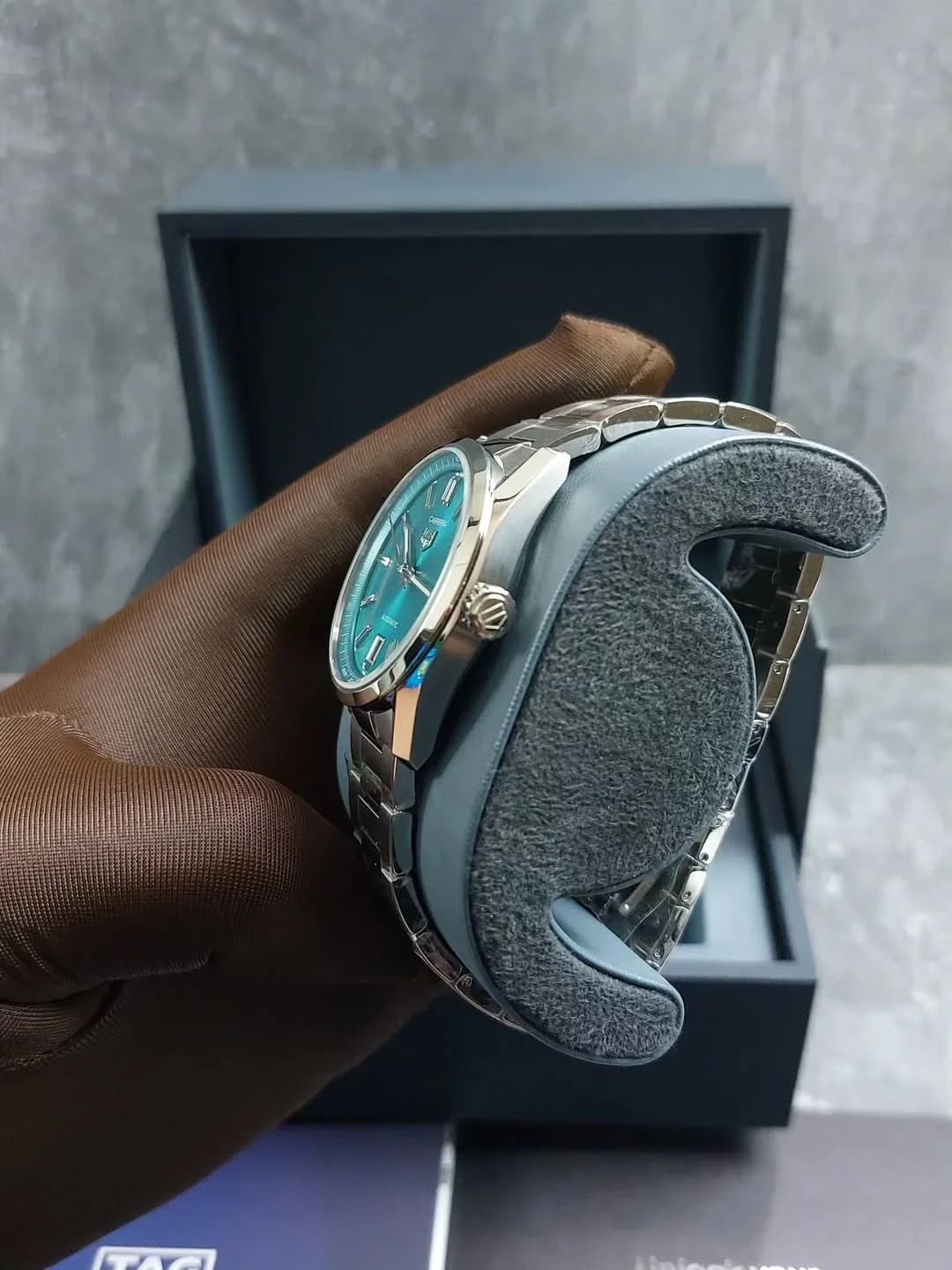 Thumb Carrera Date 36 Stainless Steel / Blue