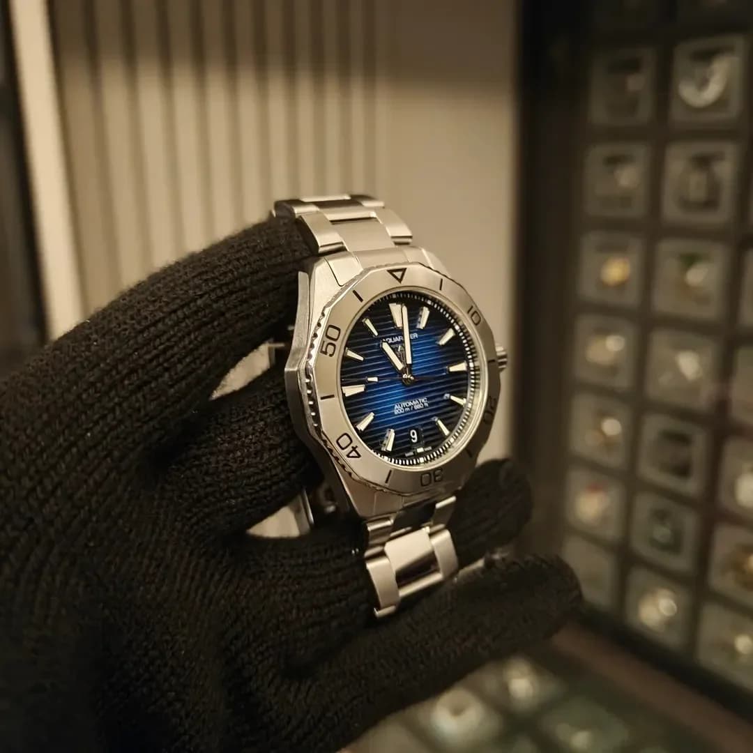 Thumb Aquaracer Professional 200 40 Automatic Stainless Steel / Blue