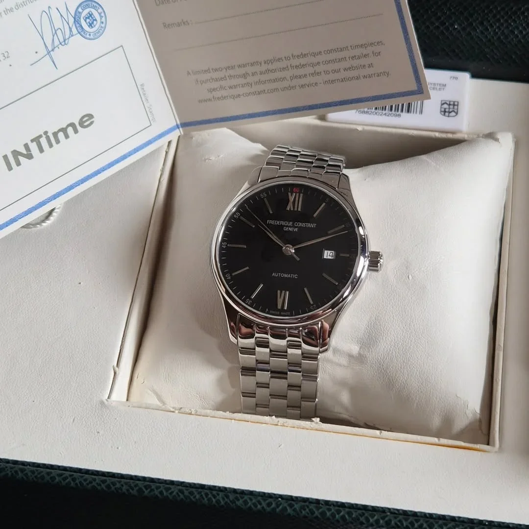 Thumb Index Automatic Roman Black