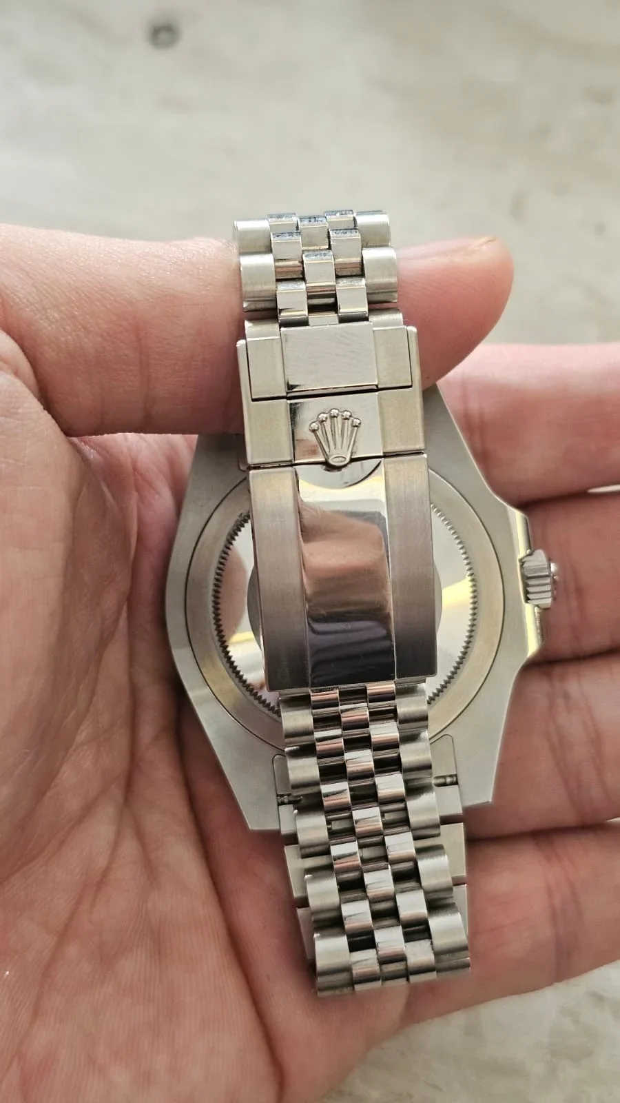 Thumb GMT-Master II Stainless Steel / BLRO / Jubilee