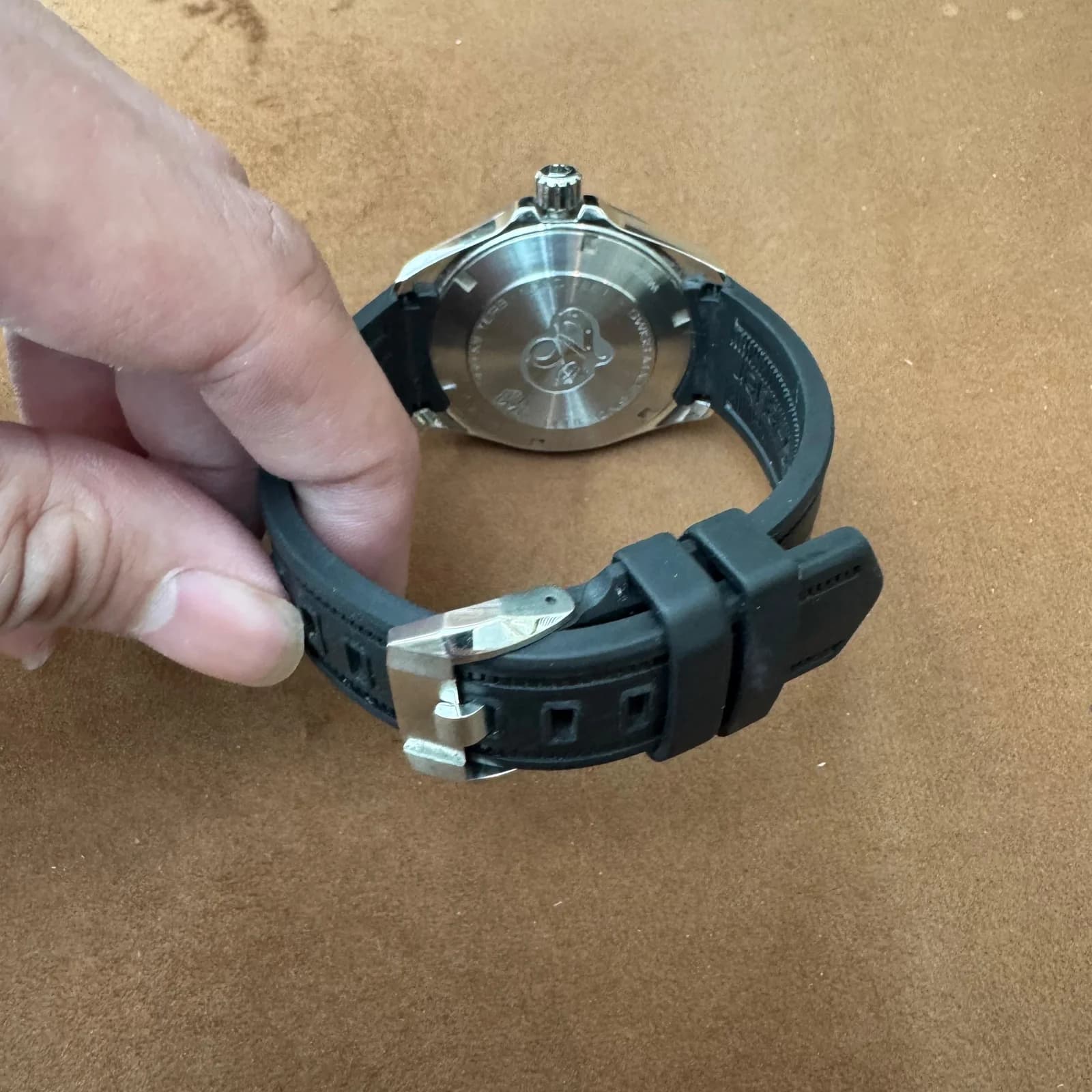 Thumb Aquaracer Quartz 300M 41 Stainless Steel / Black / Rubber