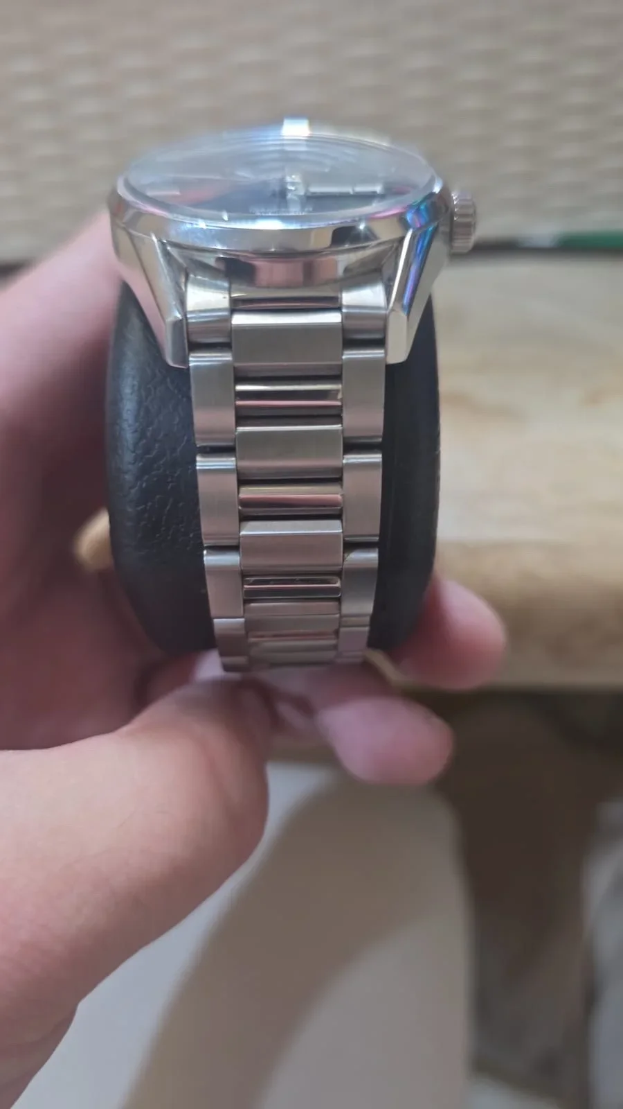 Thumb Carrera Calibre 5 Day Date Stainless Steel / Black / Bracelet