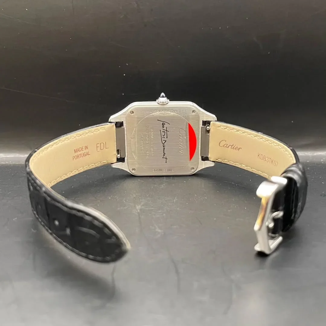 Thumb Santos Dumont Stainless Steel / Black Lacquer