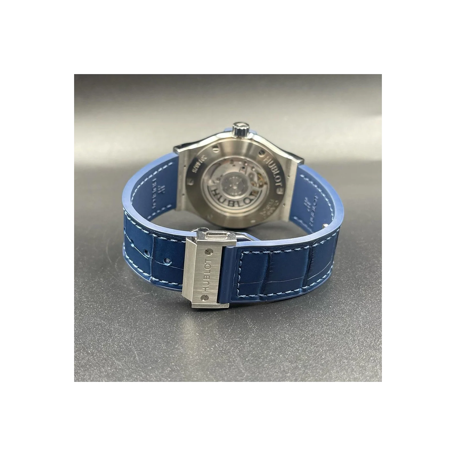 Thumb Classic Fusion 42 Titanium / Blue / Rubber