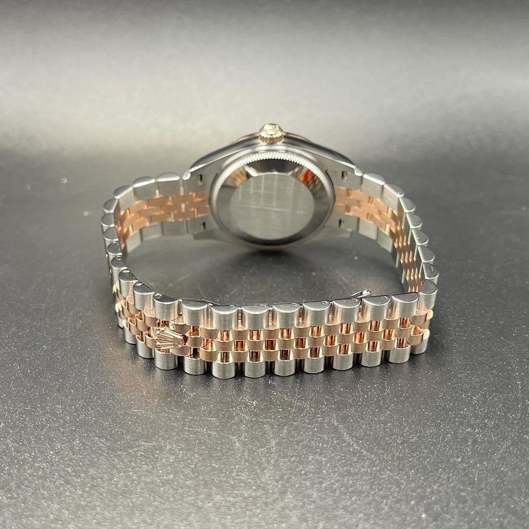 Thumb Datejust 31 Stainless Steel/ Rose Gold / Fluted / Silver - Diamond / Jubilee