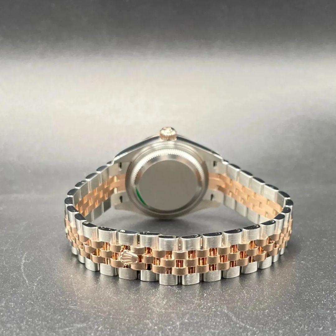 Thumb Lady-Datejust 28 Rolesor Rose Fluted / Jubilee / Chocolate