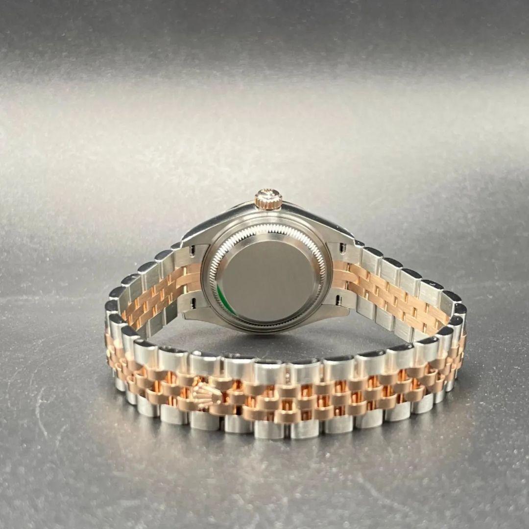 Thumb Lady-Datejust 28 Rolesor Rose Fluted / Jubilee / Chocolate
