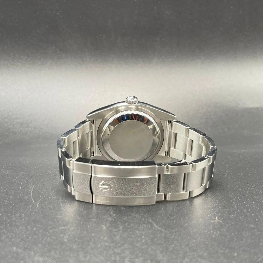 Thumb Datejust 36 Stainless Steel Fluted / Oyster / Black Diamond