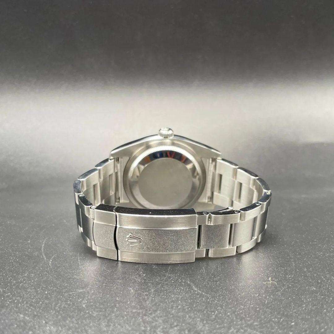 Thumb Datejust 36 Stainless Steel Fluted / Oyster / Black Diamond