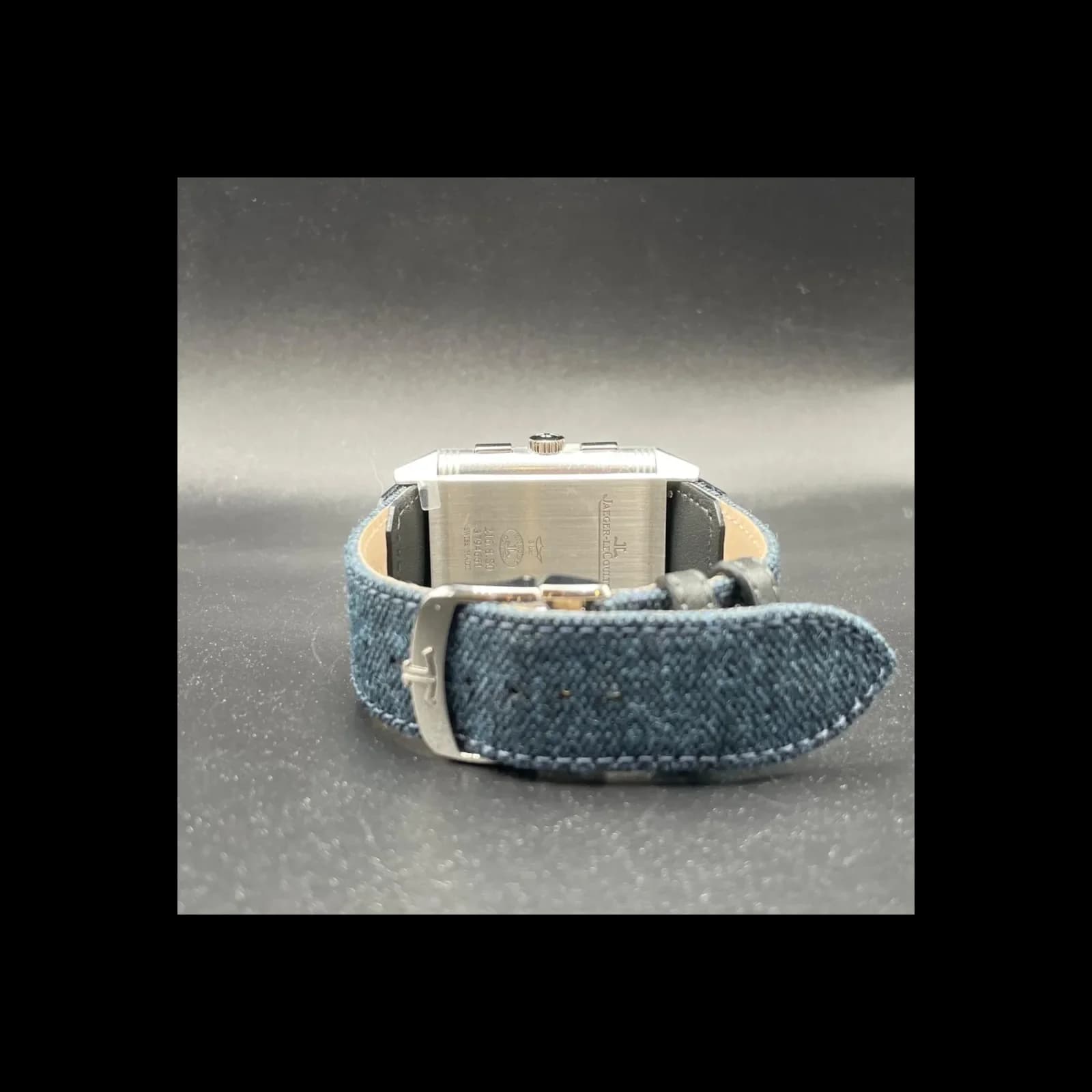 Thumb Reverso Tribute Chronograph Stainless Steel / Blue