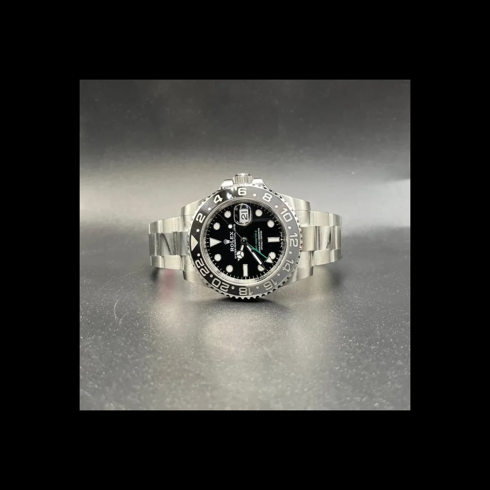 Thumb GMT-Master II Stainless Steel / GRNR / Oyster