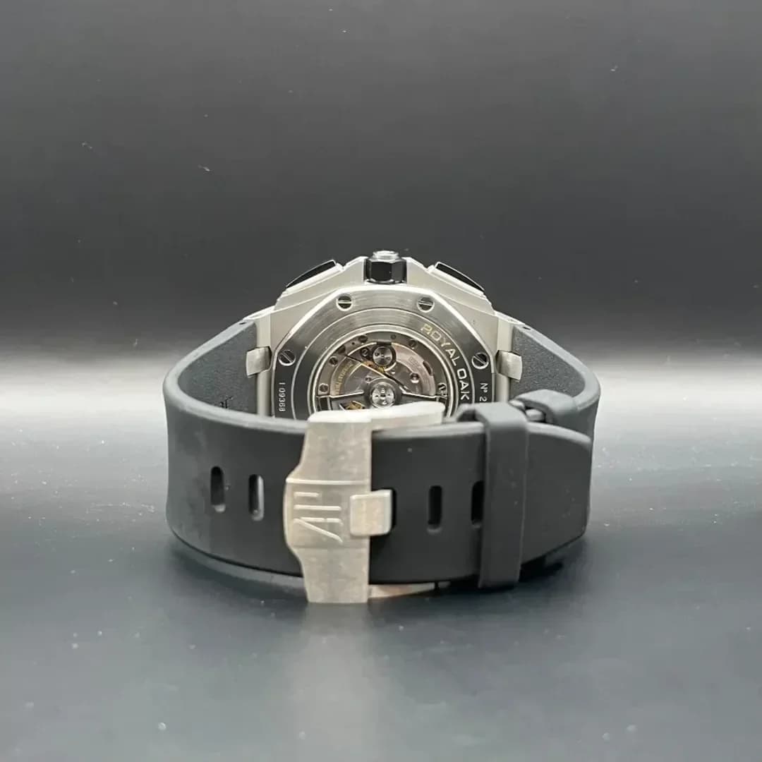 Thumb Royal Oak Offshore 44 Stainless Steel / Ceramic / Silver / Rubber