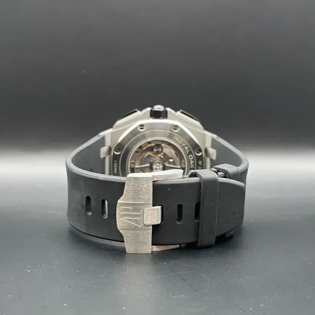 Thumb Royal Oak Offshore 44 Stainless Steel / Ceramic / Silver / Rubber