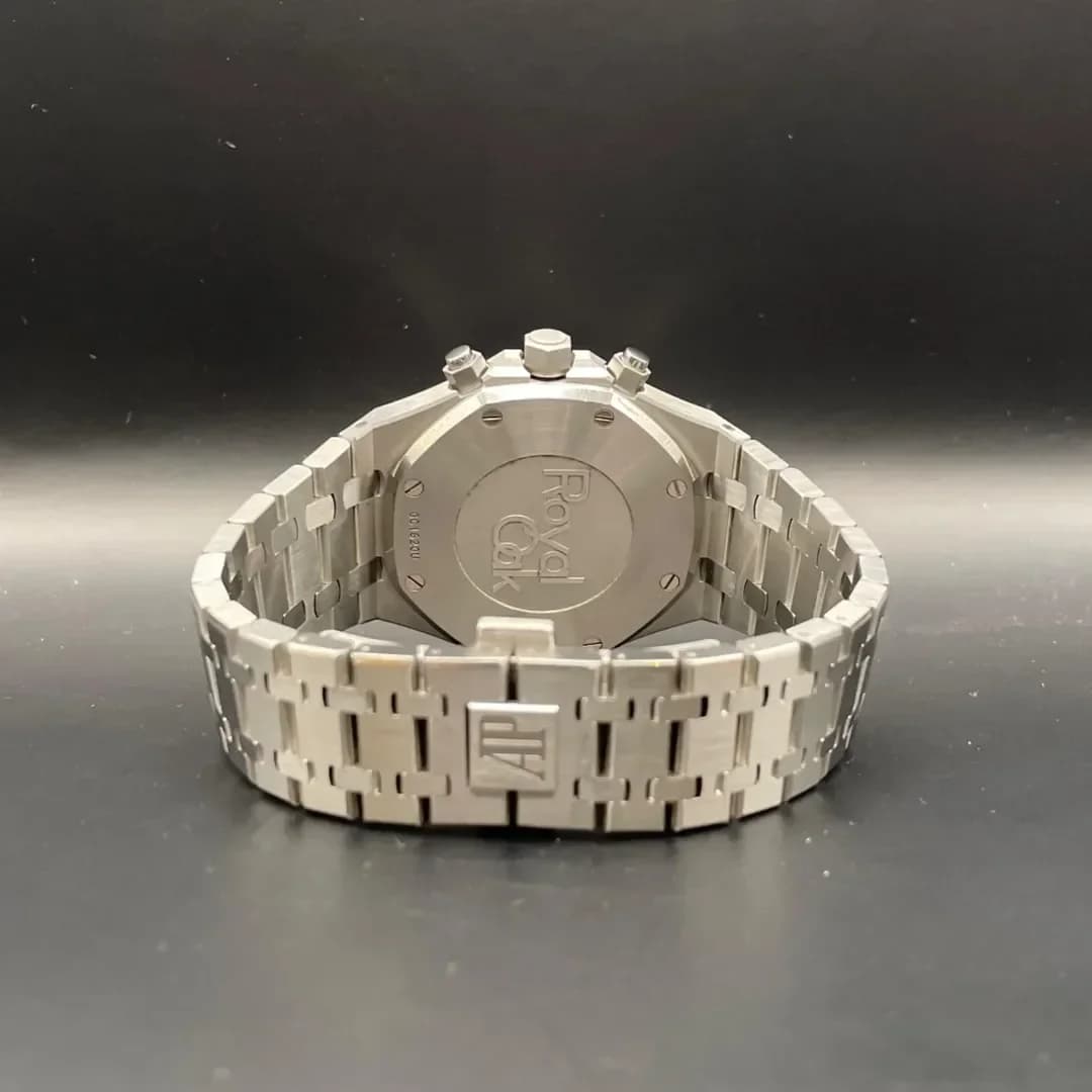 Thumb Royal Oak Chronograph 41 Stainless Steel / Blue