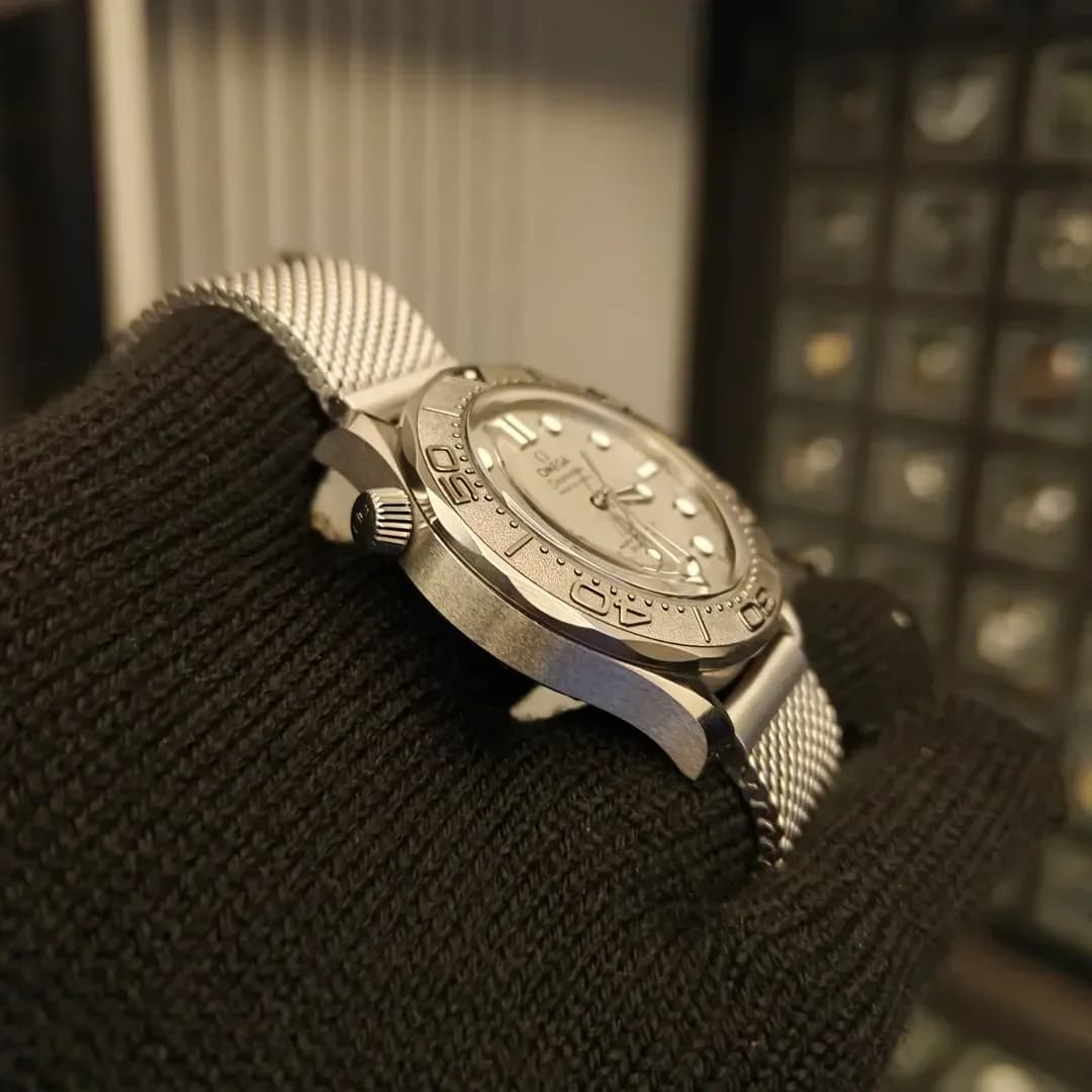 Thumb Seamaster Diver 300M Stainless Steel / Grey