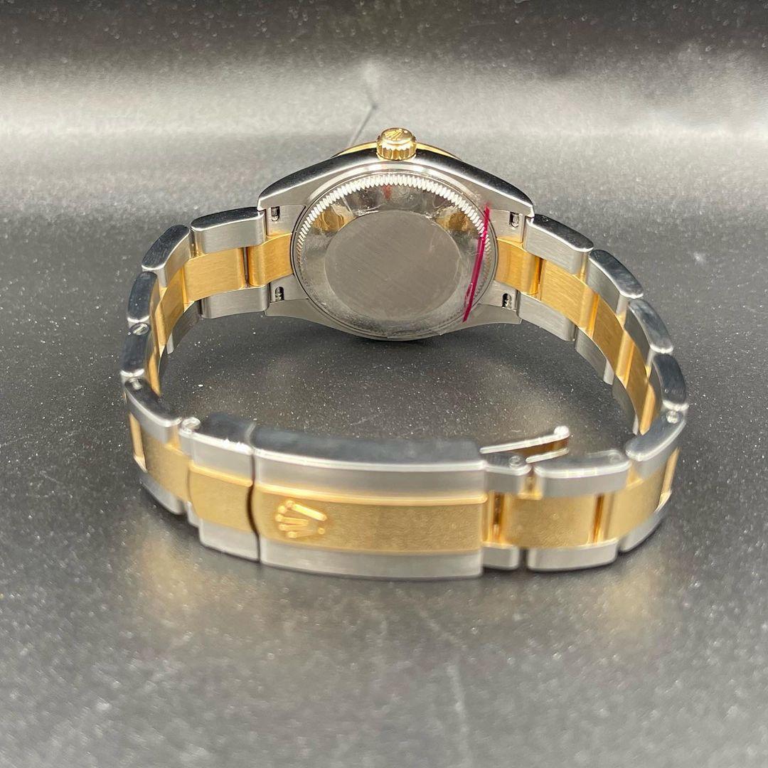 Thumb Datejust 31 Stainless Steel / Yellow Gold / Domed / Olive - Diamond / Oyster