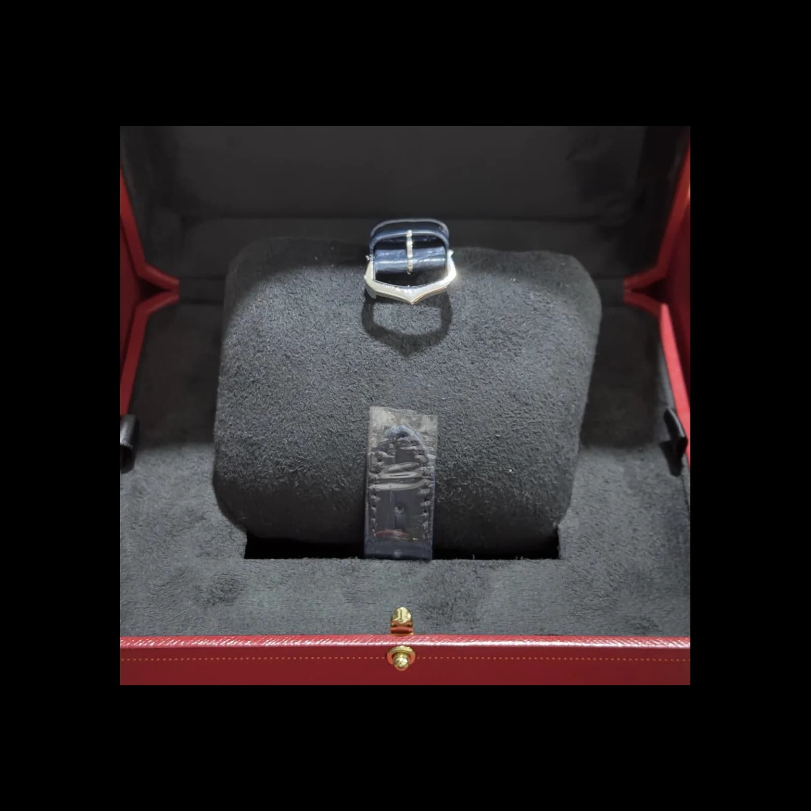 Thumb Santos Dumont Large / Blue Alligator Strap