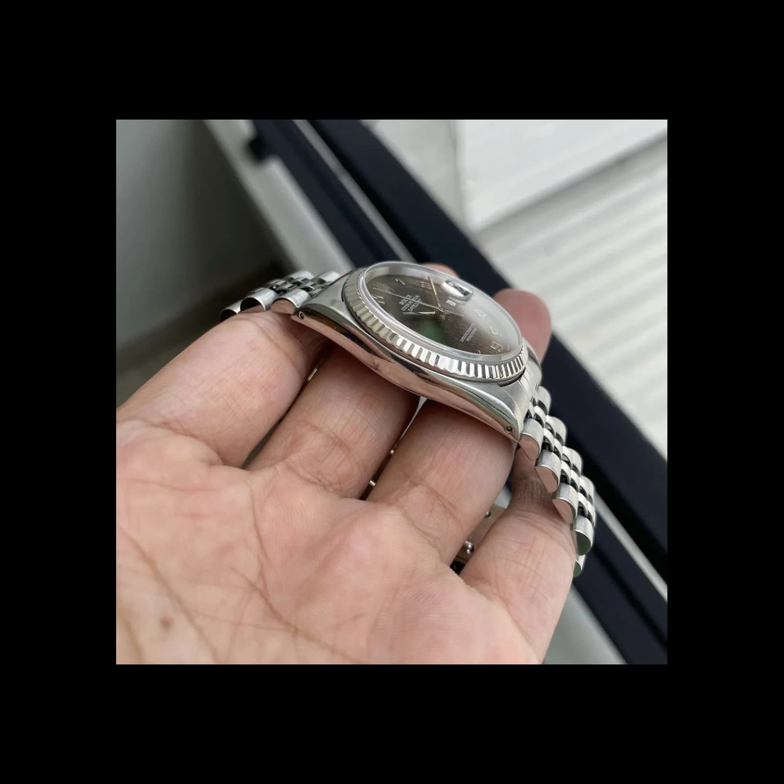 Thumb Datejust 36 16234 Steel / Fluted / Computer / Jubilee