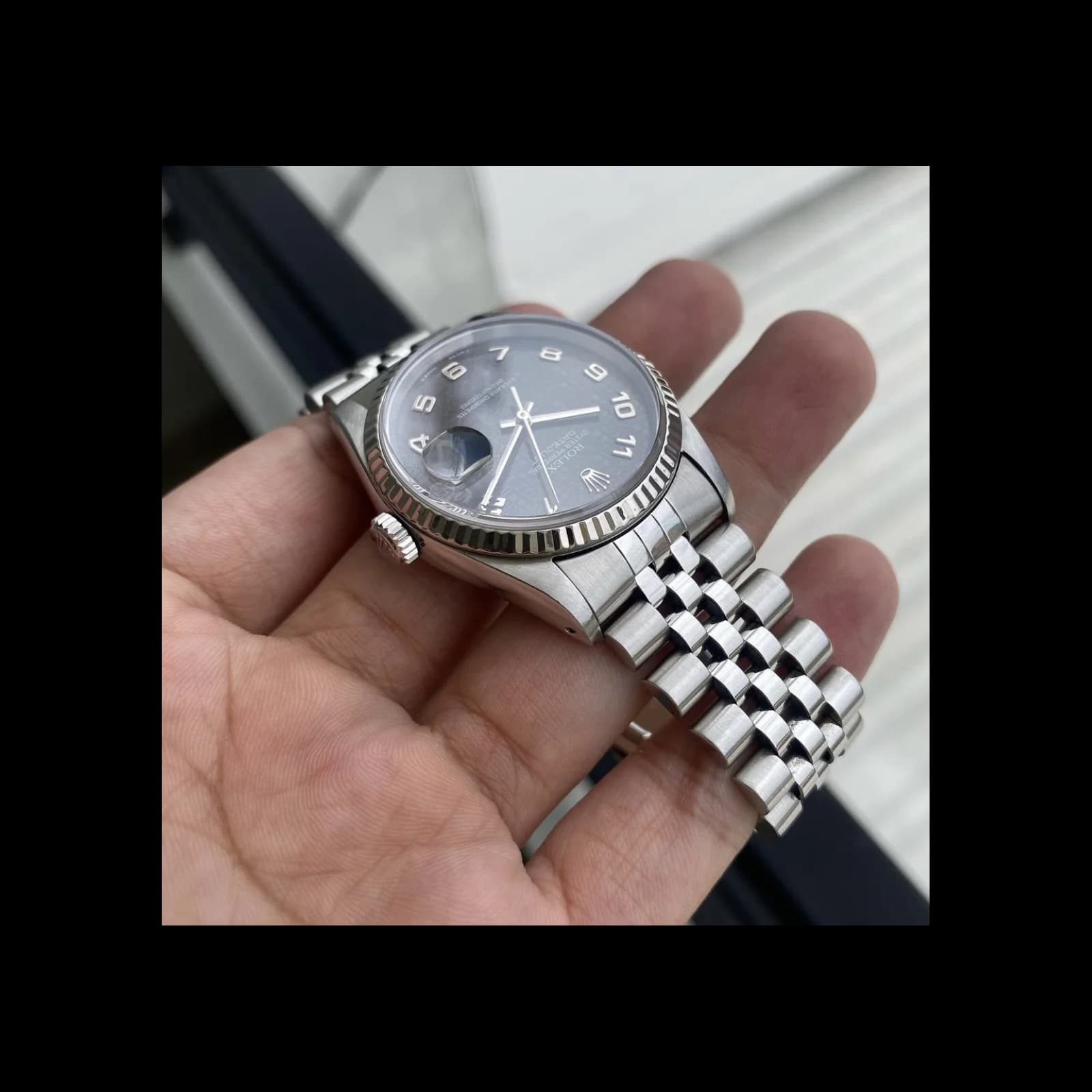 Thumb Datejust 36 16234 Steel / Fluted / Computer / Jubilee