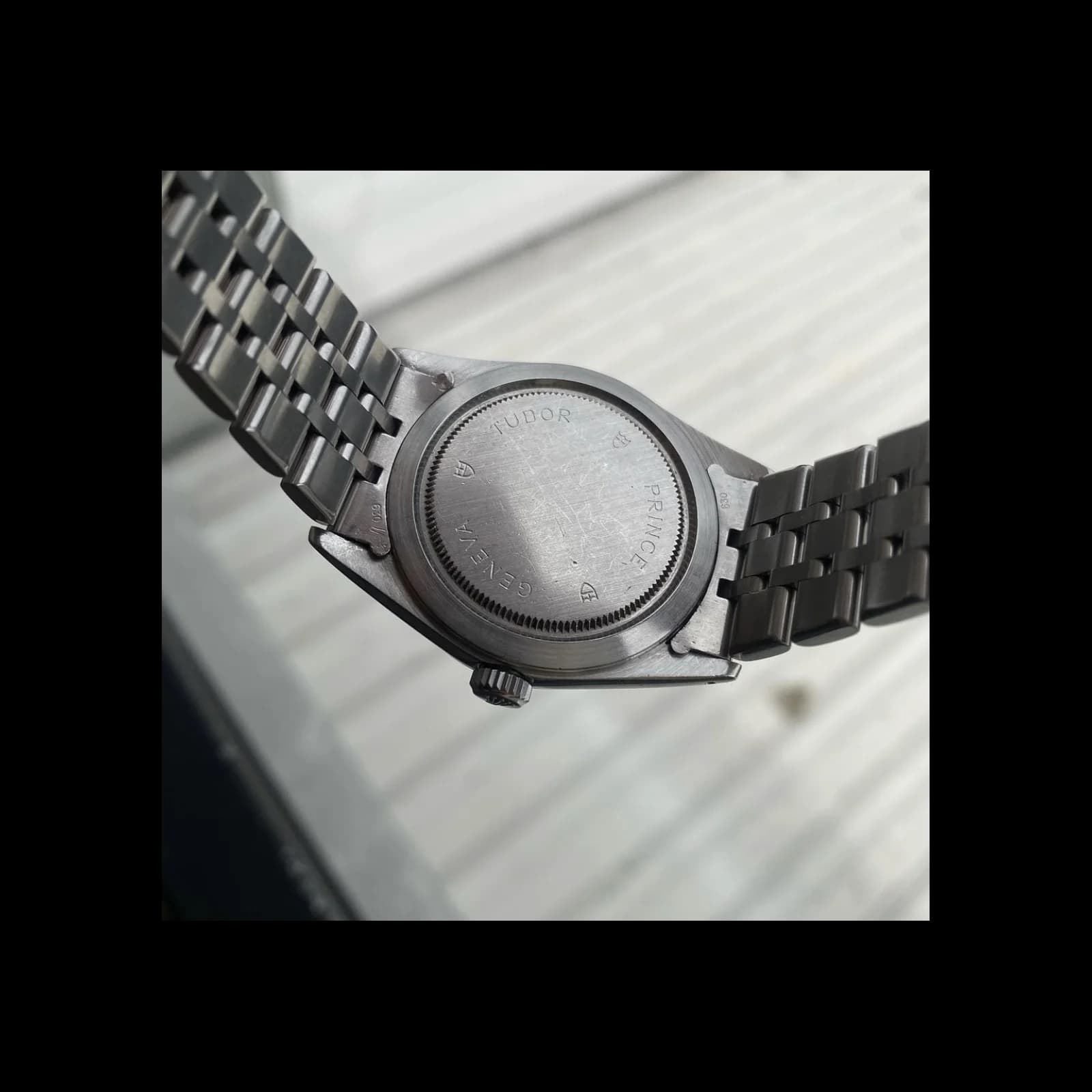 Thumb Prince Day-Date 36 Steel / Black - Arabic