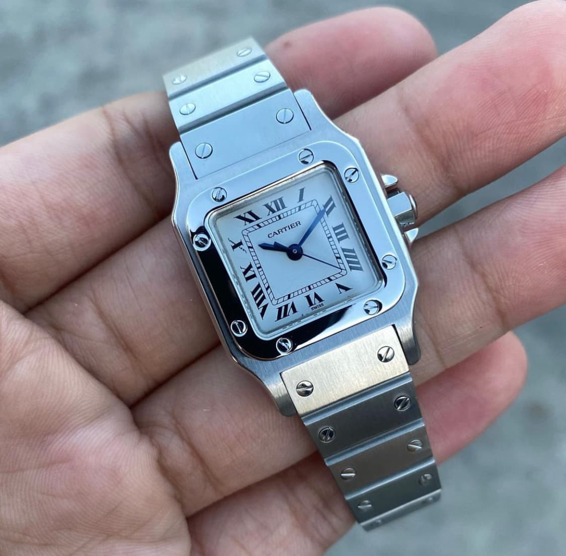 Jual Cartier Santos Galbee Lady 1565 Original Flecto - Main Image