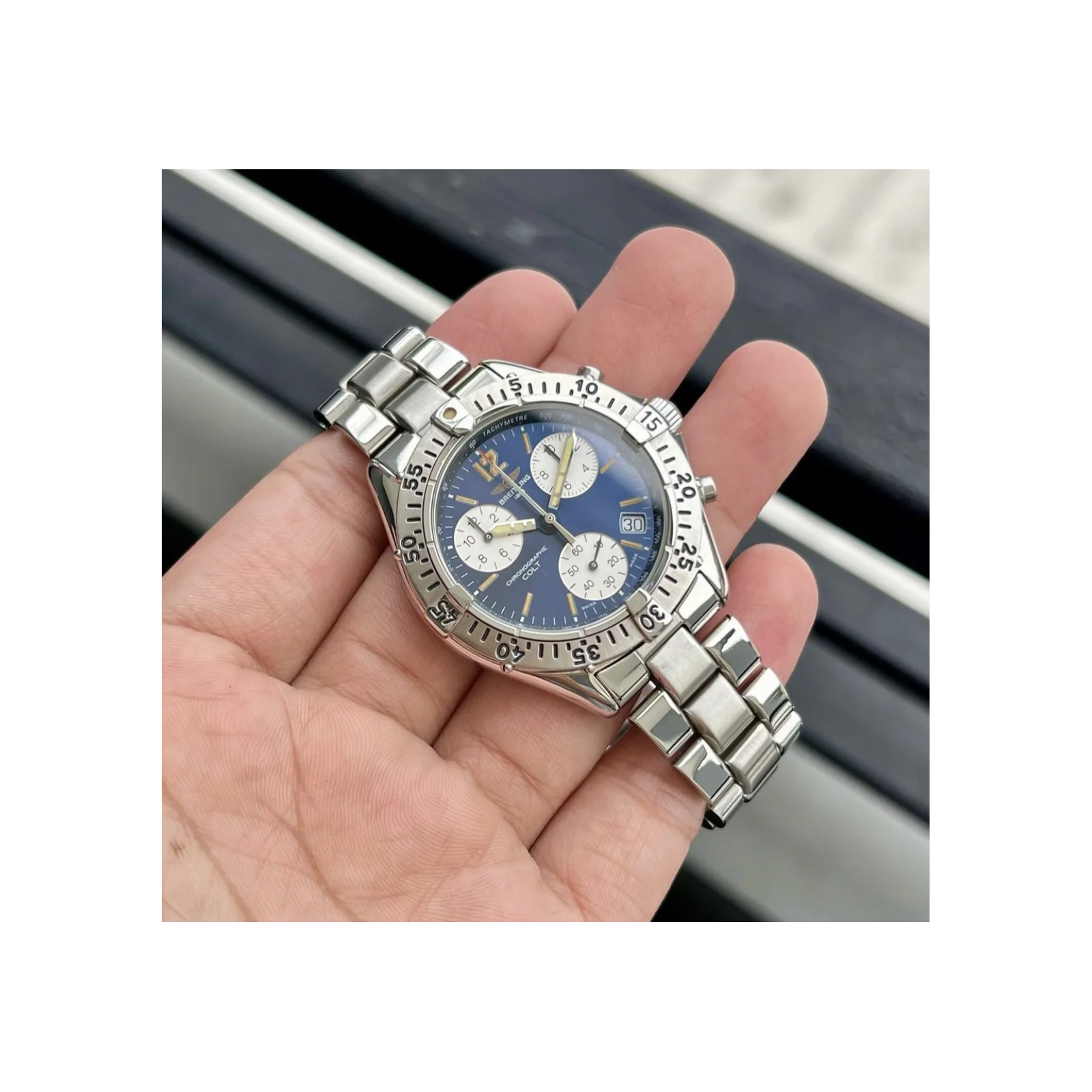 Thumb Colt Chronograph Quartz Stainless Steel / Blue