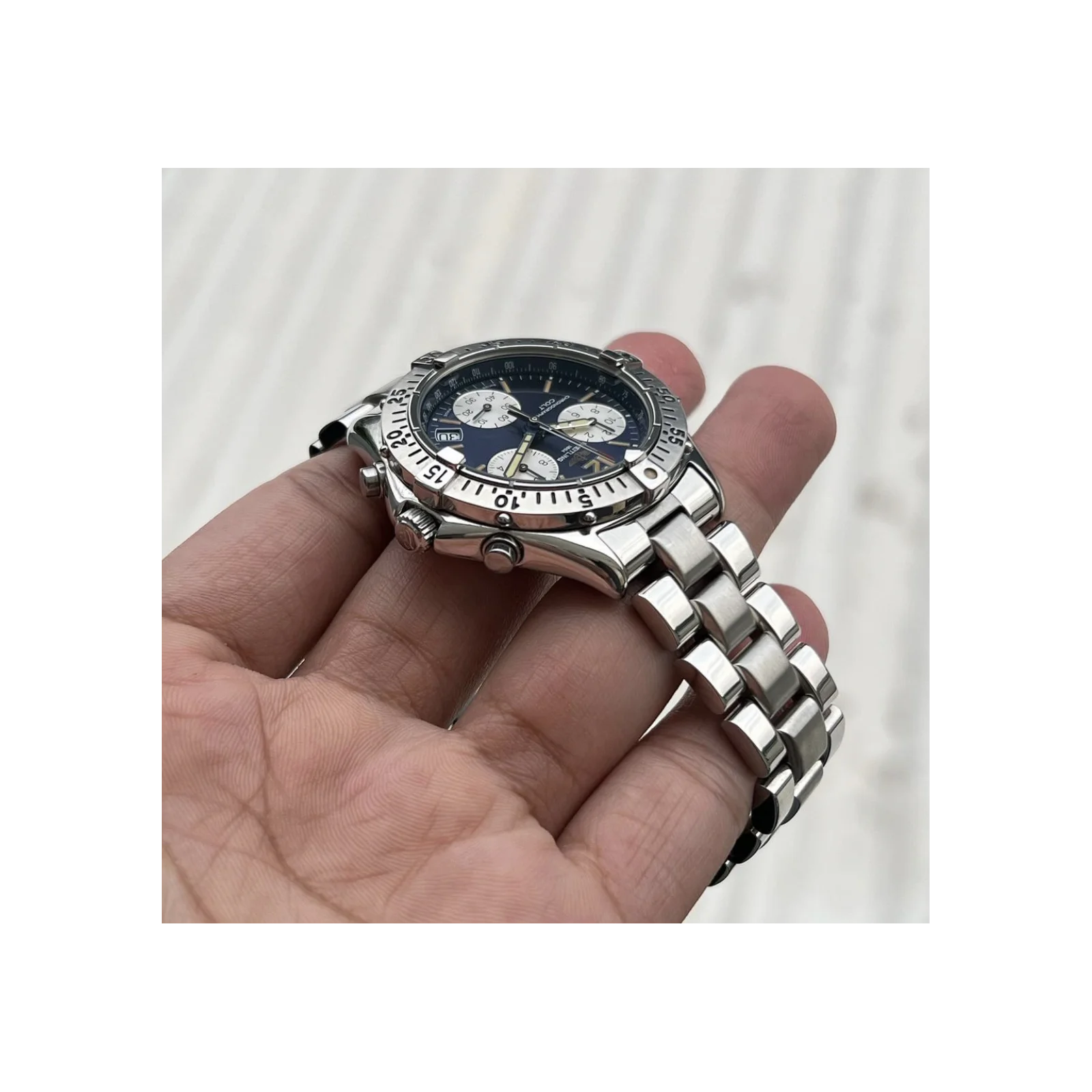 Thumb Colt Chronograph Quartz Stainless Steel / Blue