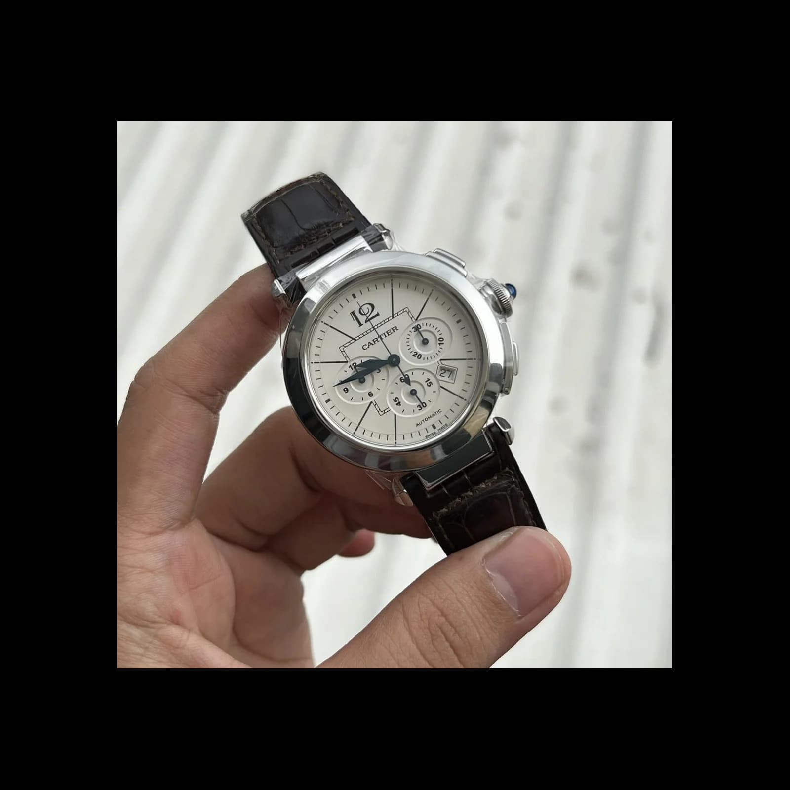 Thumb Pasha Chronograph Steel Automatic