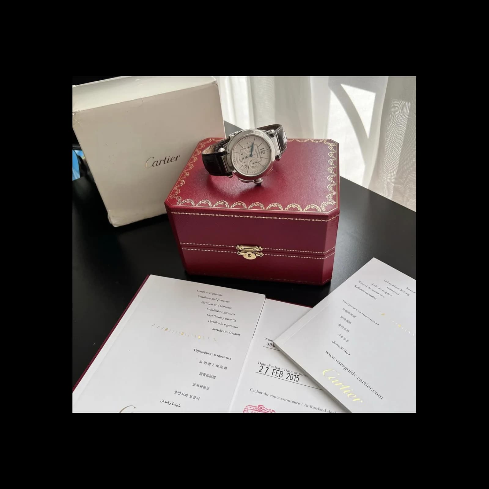 Thumb Pasha Chronograph Steel Automatic