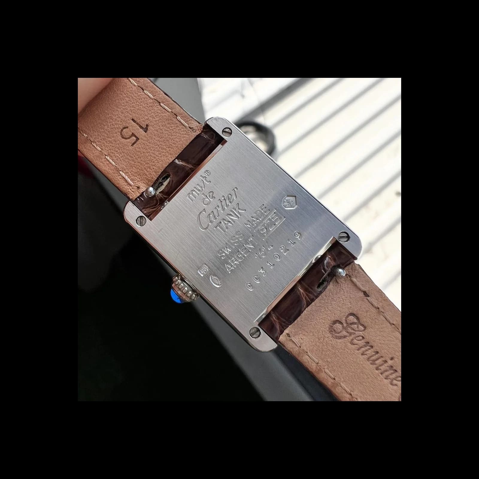 Thumb Must Tank Silver 1614