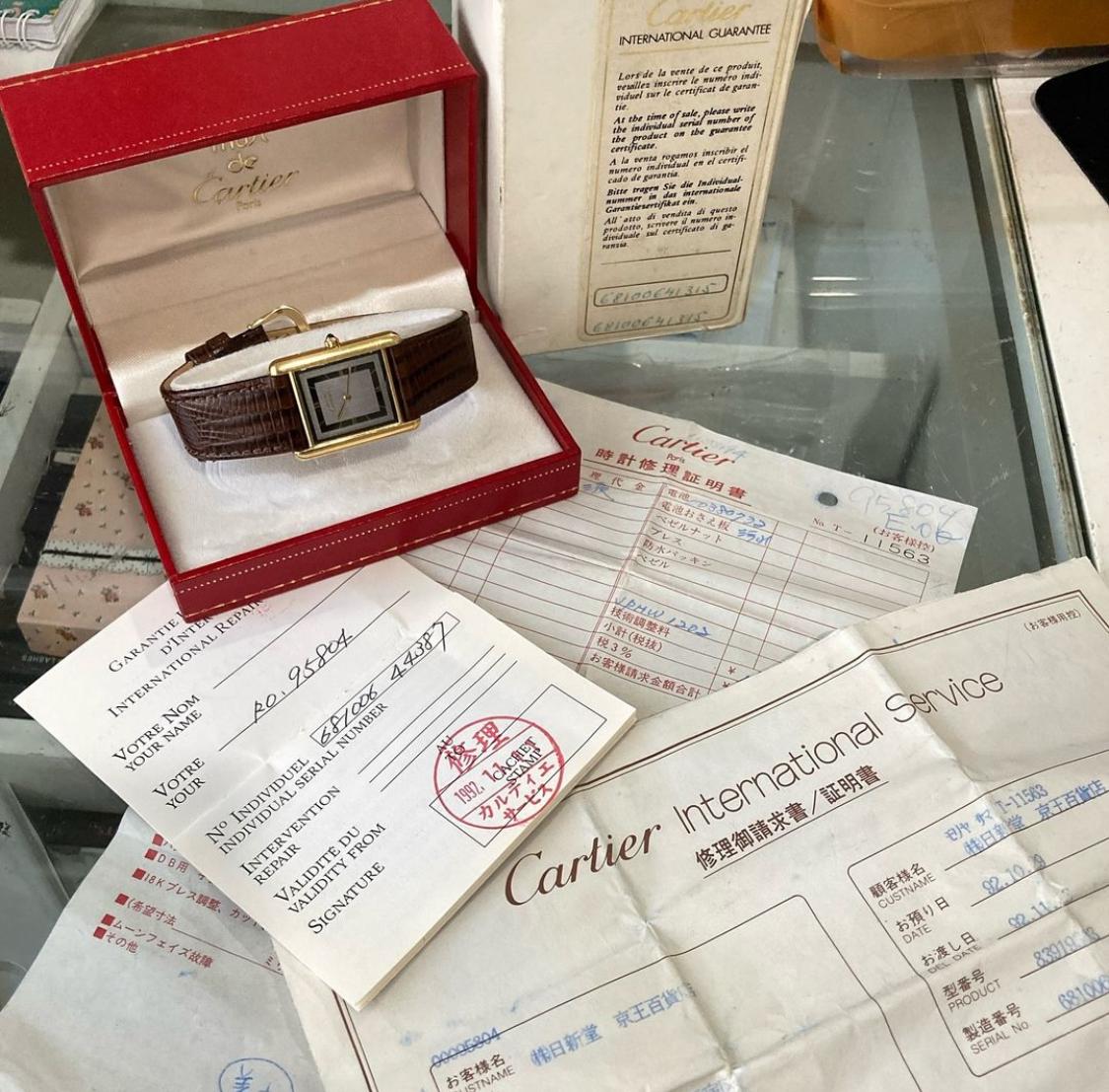 Thumb Must de Cartier Tank Quartz
