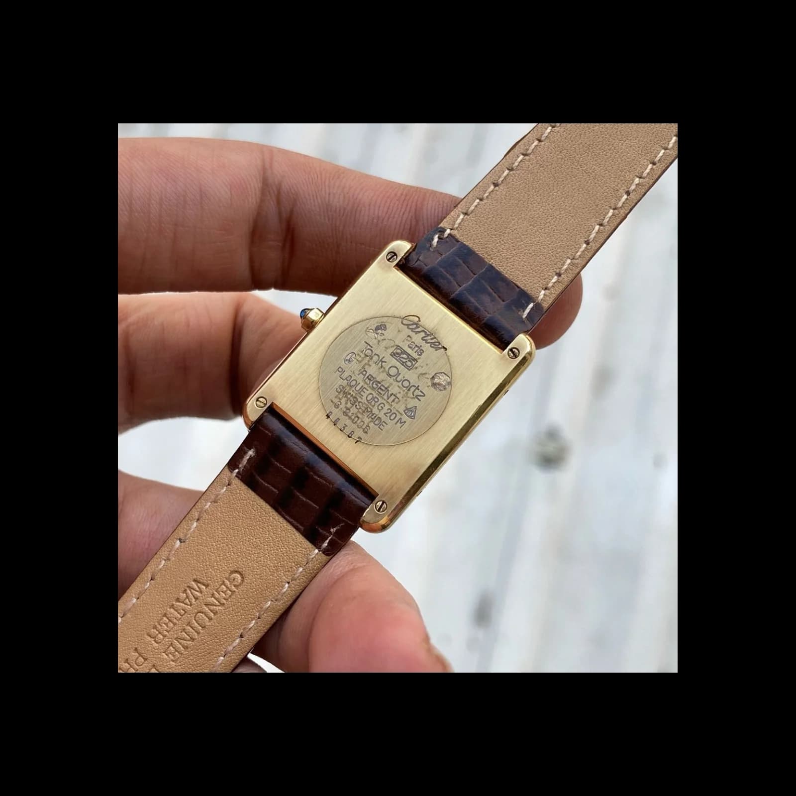 Thumb Must de Cartier Tank Quartz