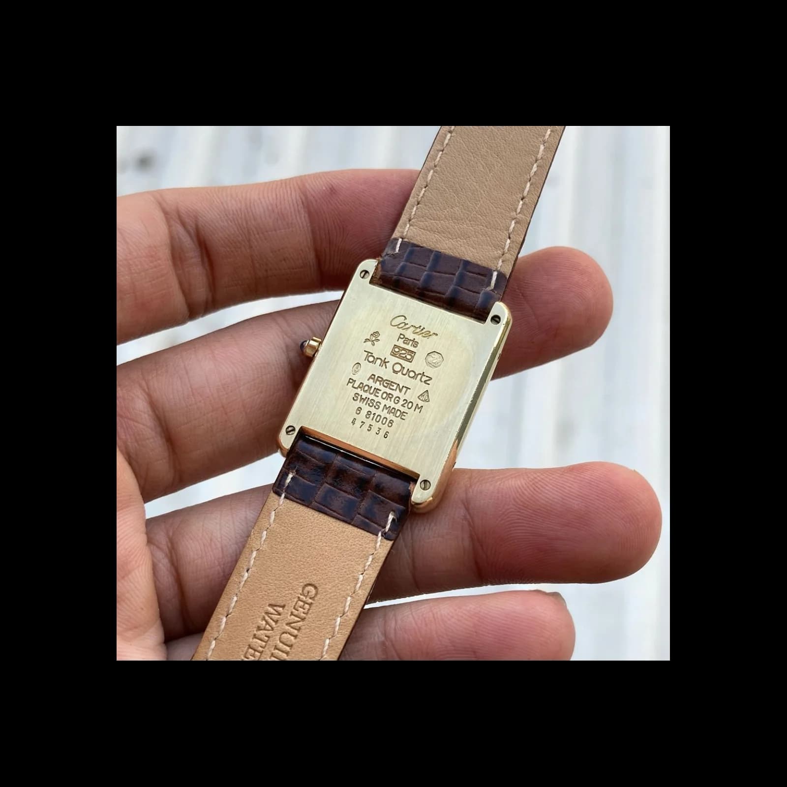 Thumb Must de Cartier Tank Quartz