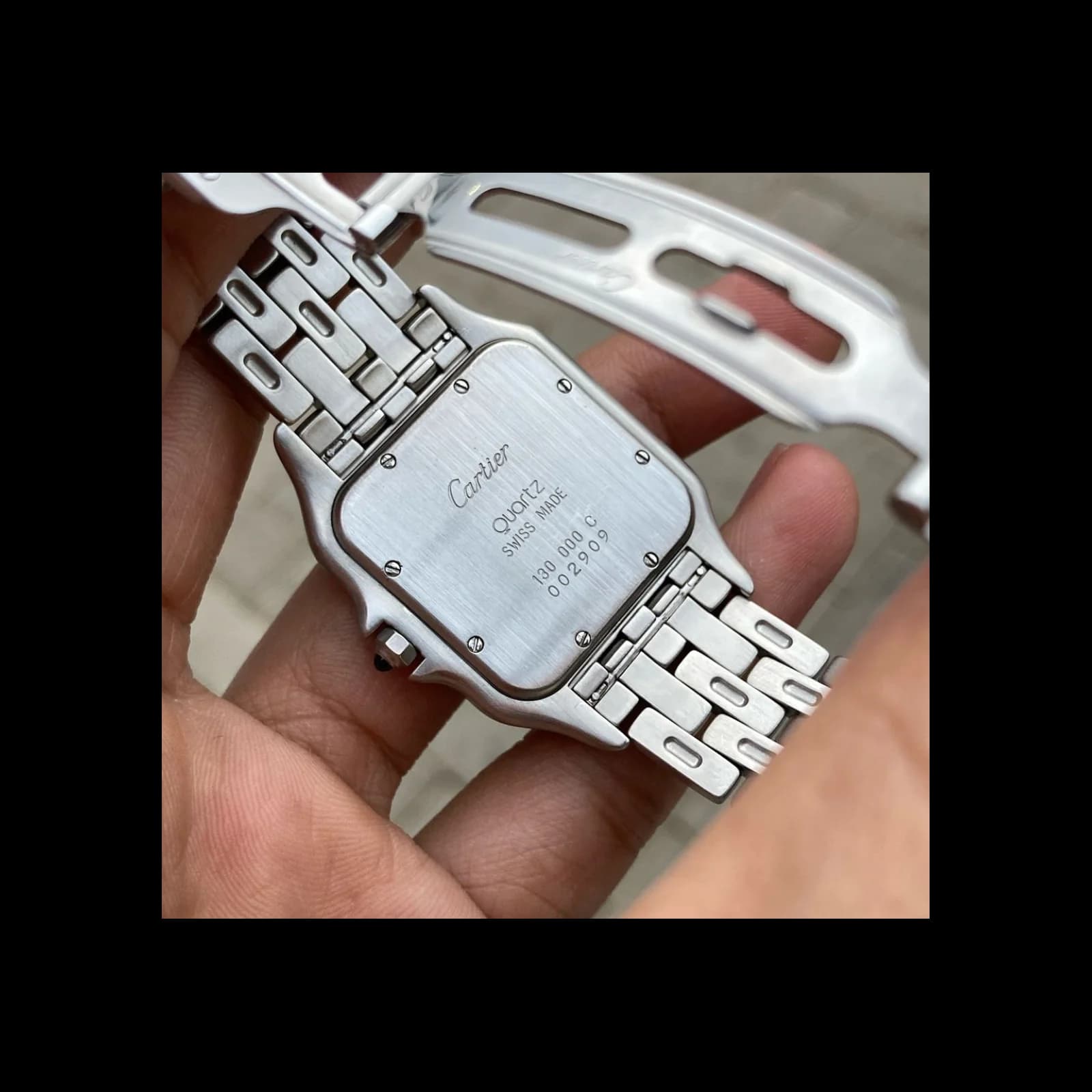 Thumb Panthere Stainless Steel Quartz Large