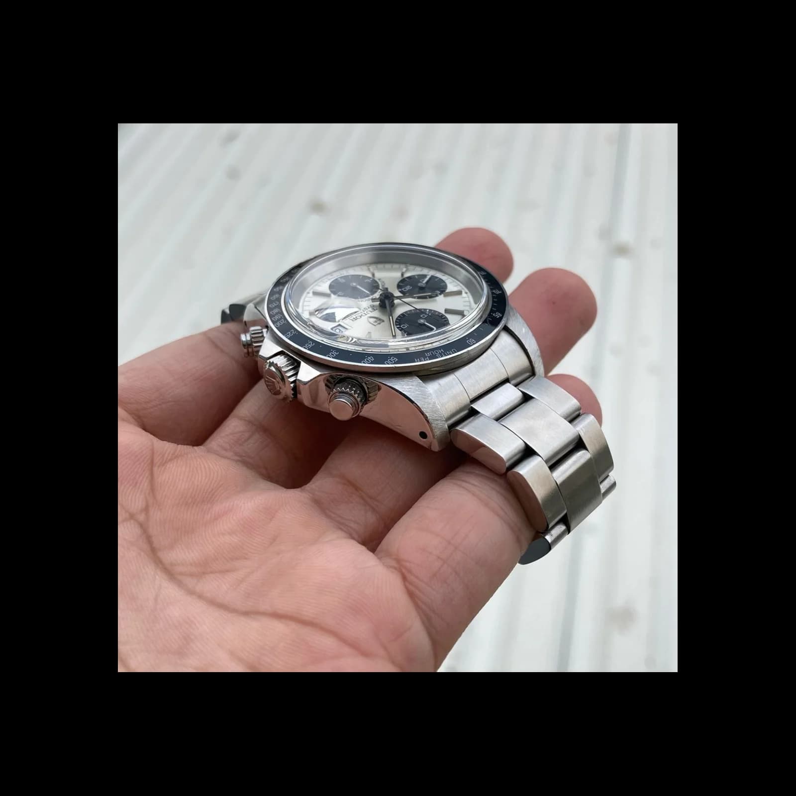 Thumb Big Block Oysterdate Early Dial Chronotime Chronograph Panda Dial