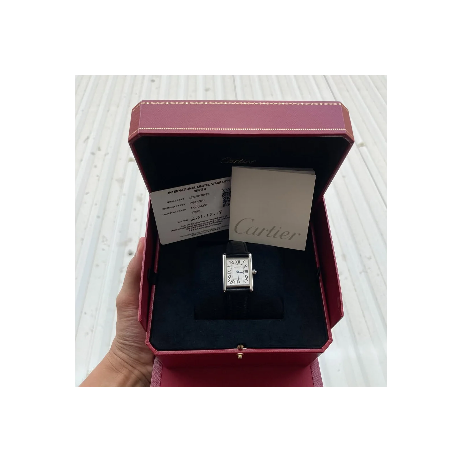 Thumb Tank Must Large Quartz Stainless Steel / Silver
