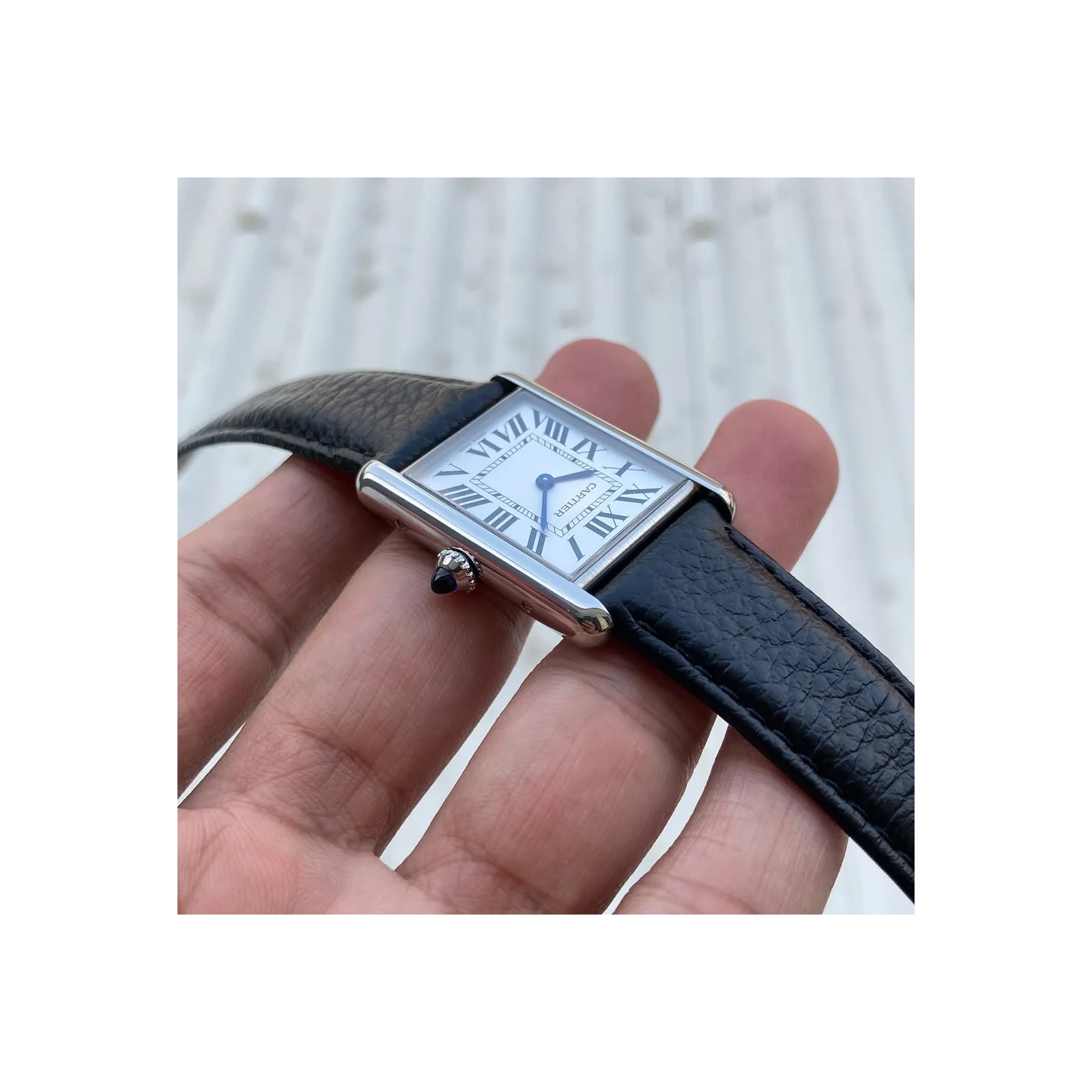 Thumb Tank Must Large Quartz Stainless Steel / Silver