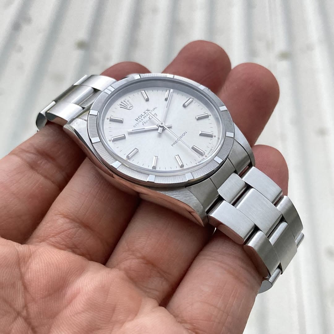 Thumb Air-King Precision Silver Dial
