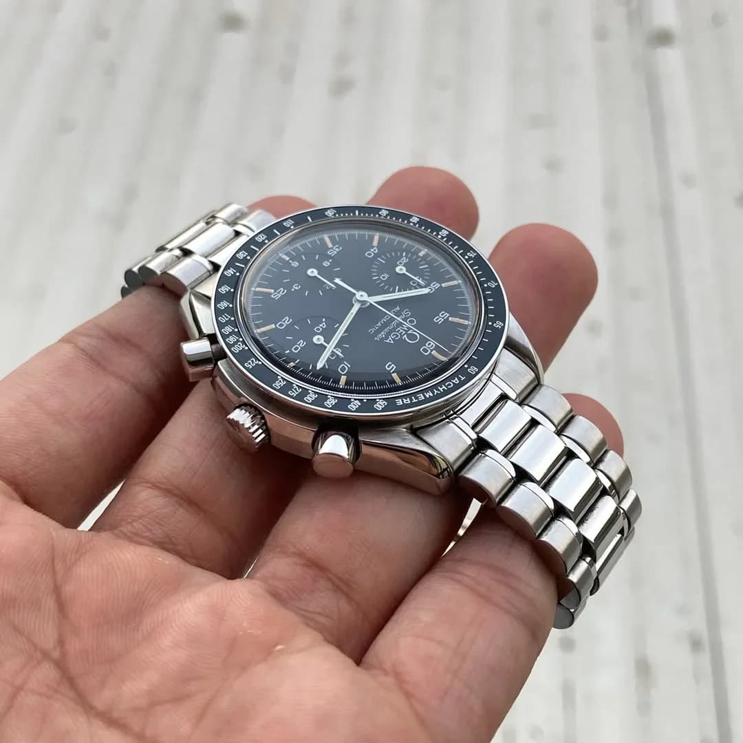 Thumb Speedmaster Reduced Stainless Steel / Black / Bracelet