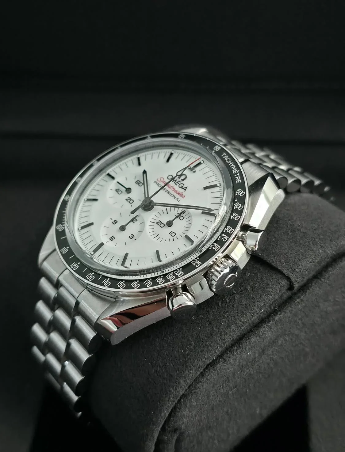 Thumb Speedmaster Professional Moonwatch 3861 Stainless Steel / White / Sapphire / Bracelet