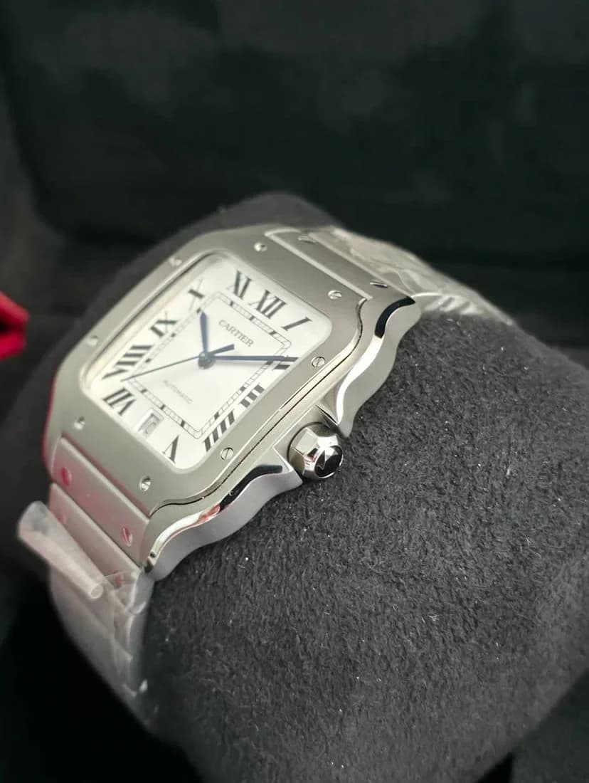 Thumb Santos Large Titanium / White
