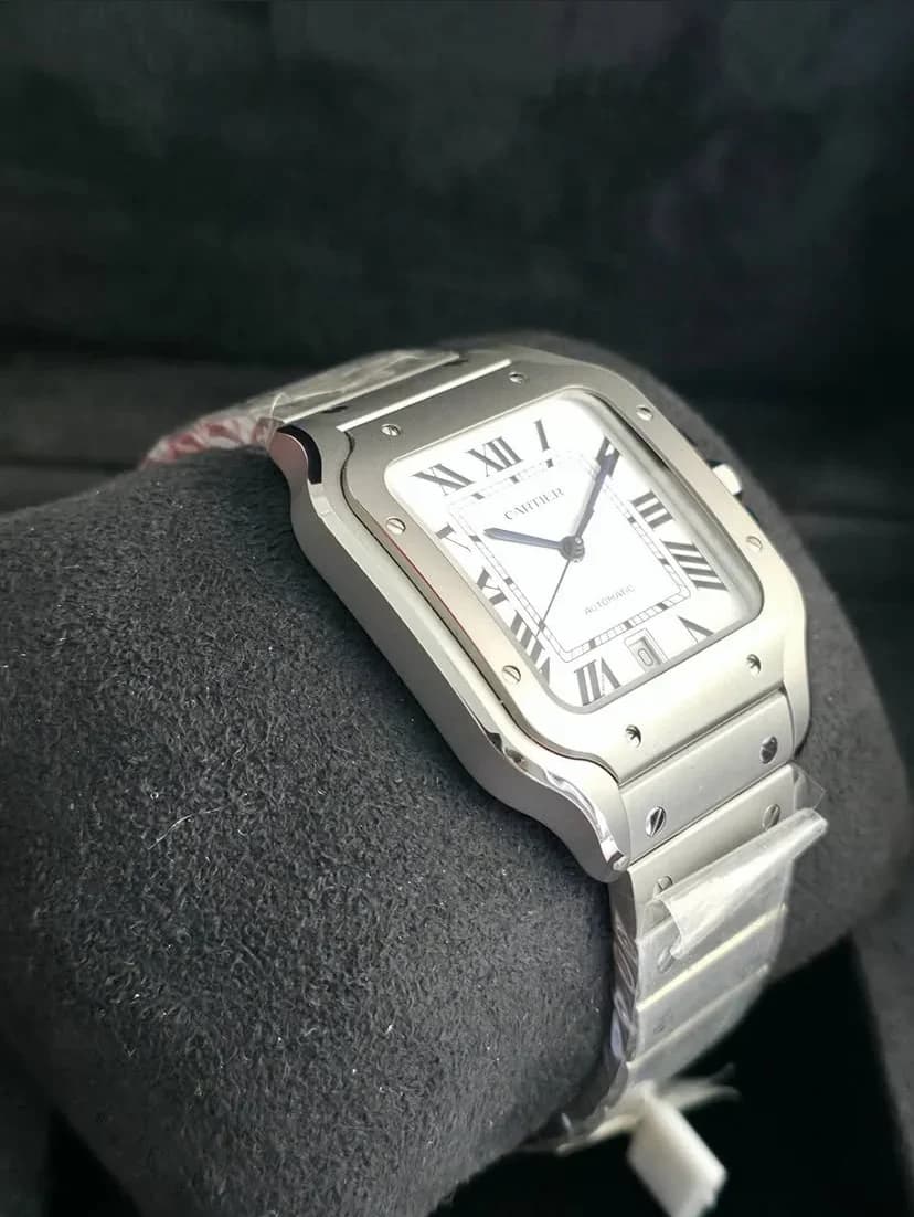 Thumb Santos Large Titanium / White
